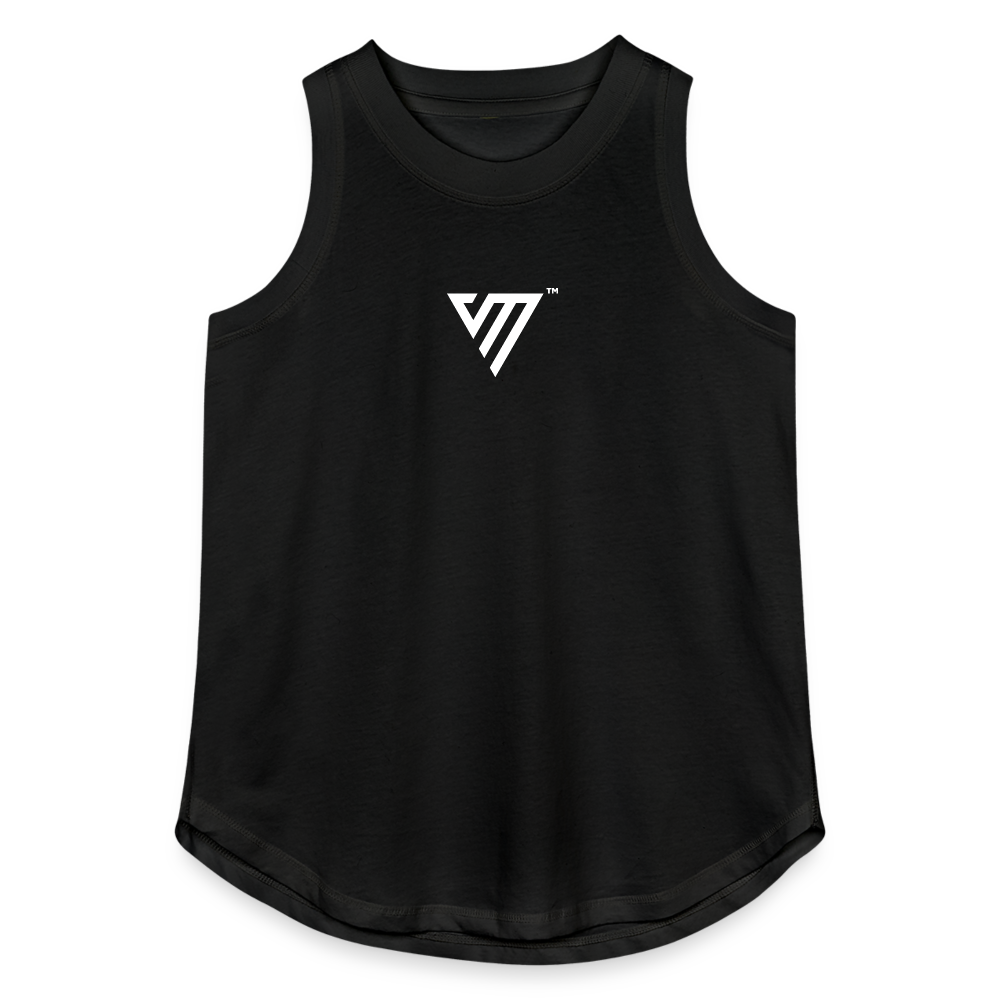 VM Logo Relaxed Tank Top - black