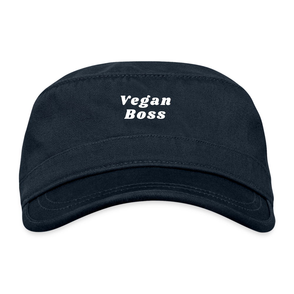 Vegan Boss Organic Cadet Cap - navy