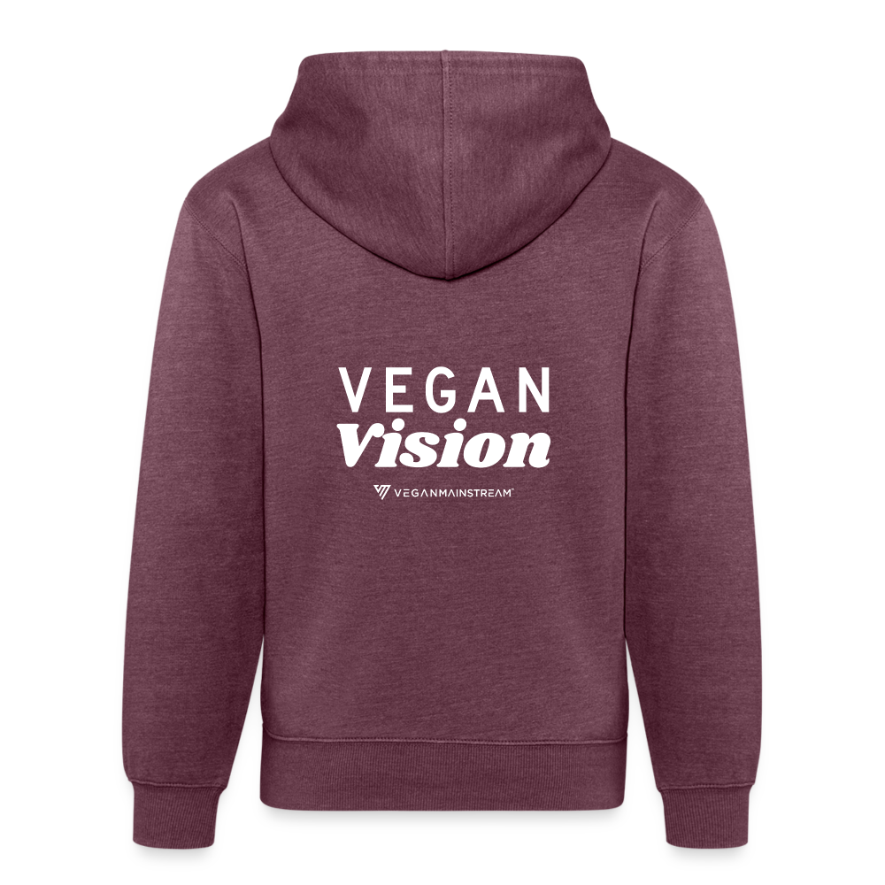 Entrepreneurial Mission Organic Cotton Hoodie - heather burgundy