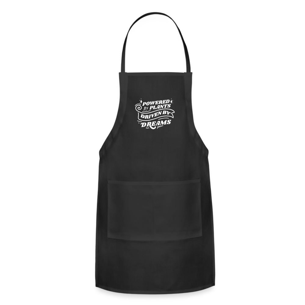 Powered by Plants Apron - black