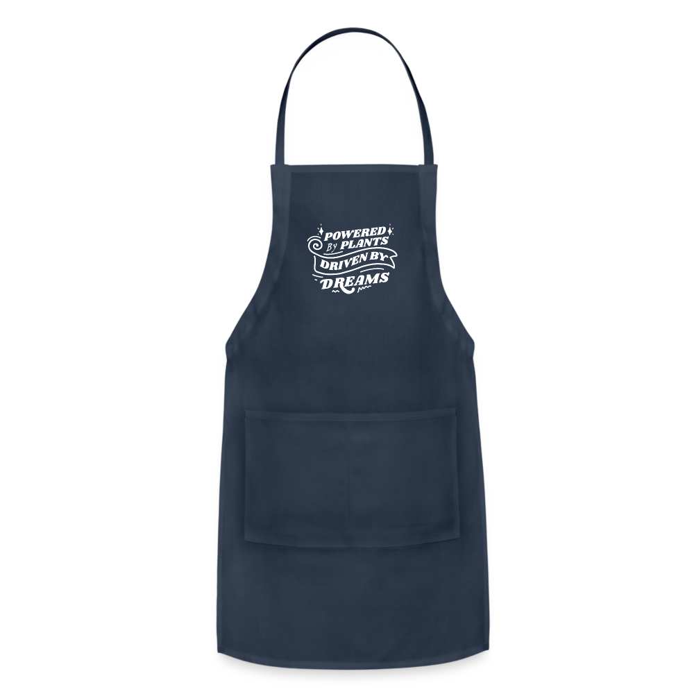 Powered by Plants Apron - navy