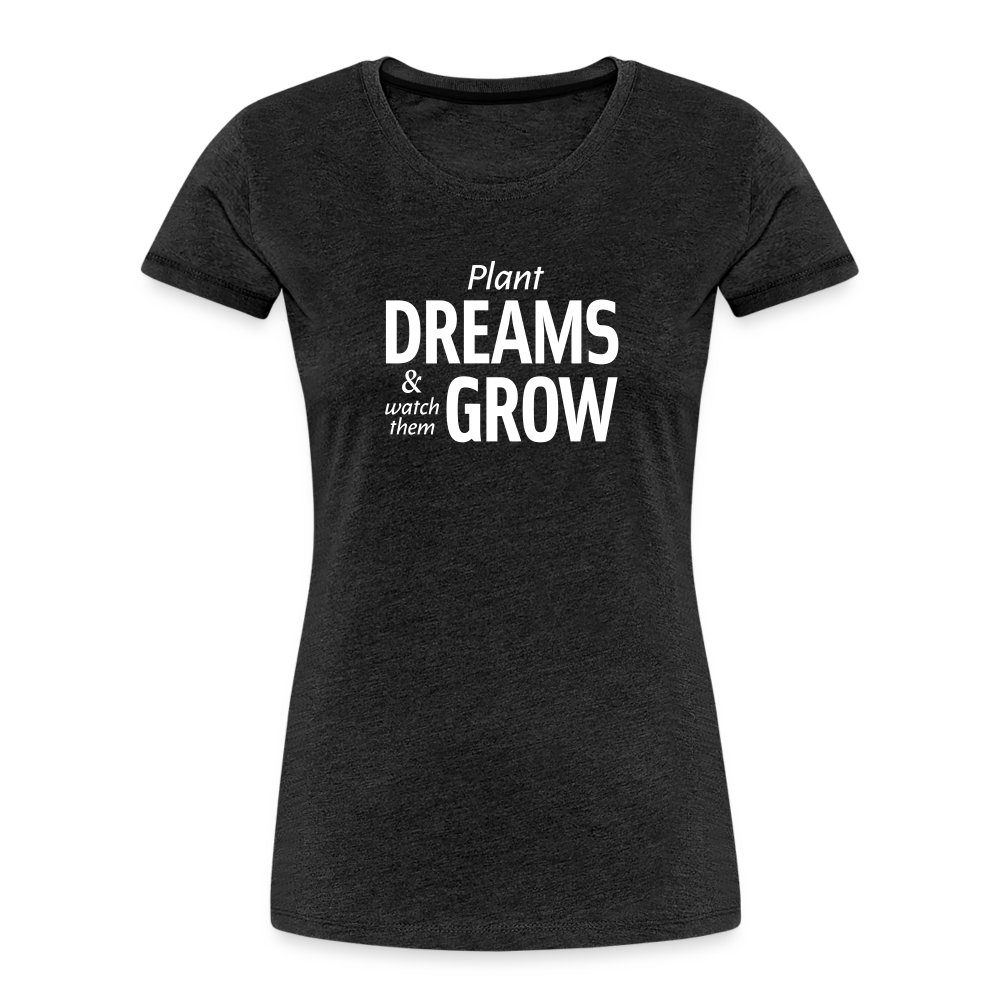 Plant Dreams Fitted Organic Cotton Shirt - charcoal grey