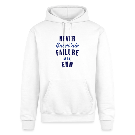 Never Entertain Failure [Blue] Hoodie - white