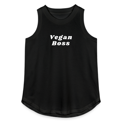 Vegan Boss Relaxed Tank Top - black