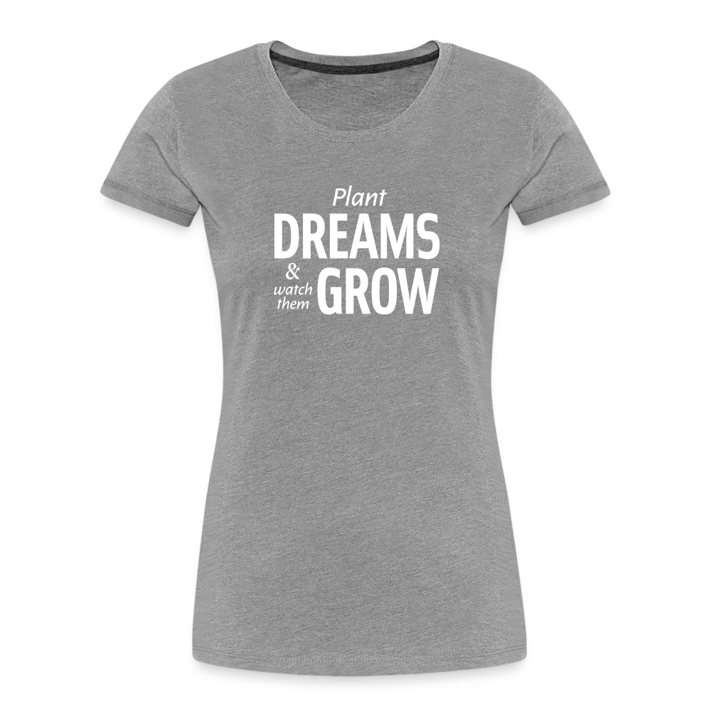 Plant Dreams Fitted Organic Cotton Shirt - heather gray