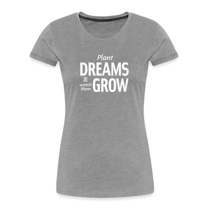 Plant Dreams Fitted Organic Cotton Shirt - heather gray