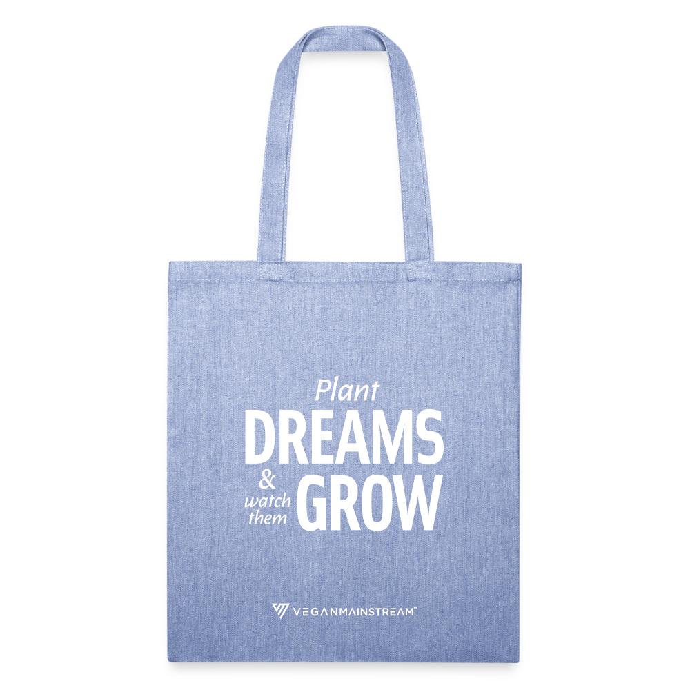 Plant Dreams Recycled Tote - light Denim