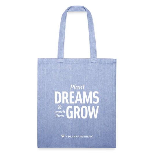 Plant Dreams Recycled Tote - light Denim