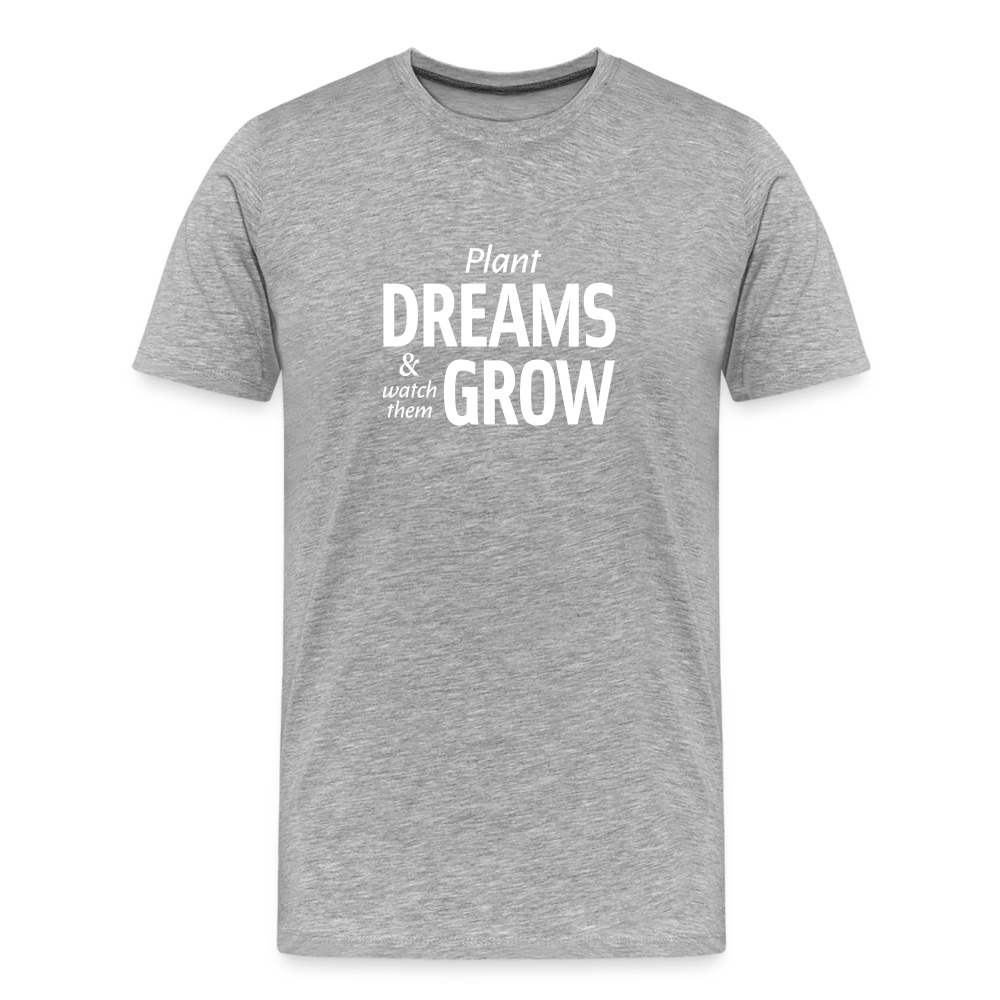 Plant Dreams Straight Cut Organic Cotton Shirt - heather gray