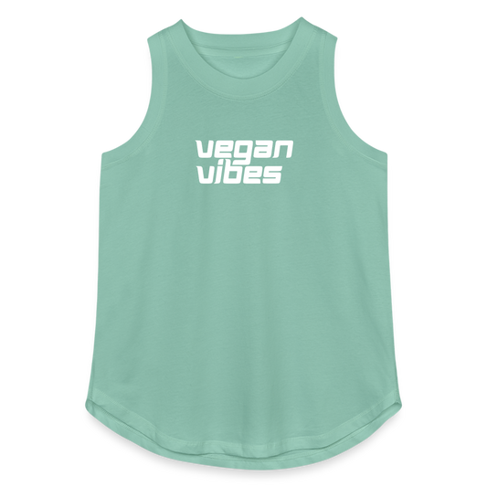 Vegan Vibes Relaxed Tank Top - saltwater