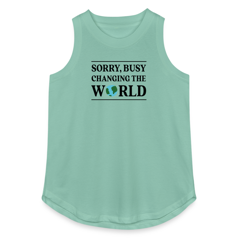 Changing the World Relaxed Tank Top - saltwater