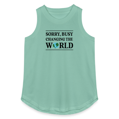 Changing the World Relaxed Tank Top - saltwater