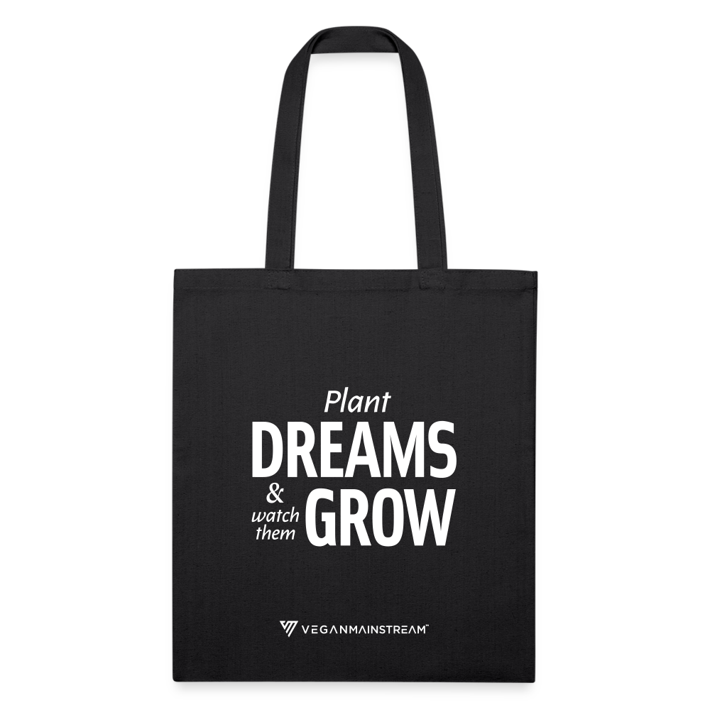 Plant Dreams Recycled Tote - black