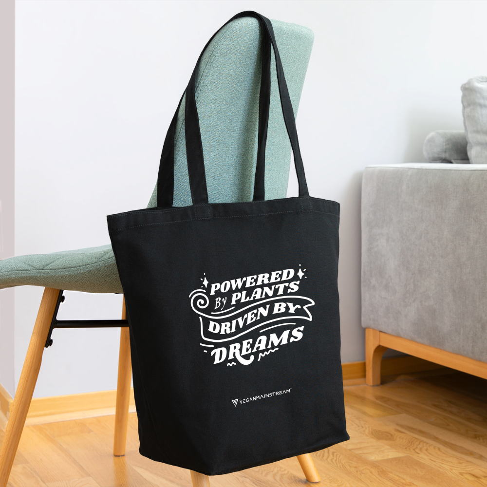 Powered by Plants Eco-Friendly Tote - black