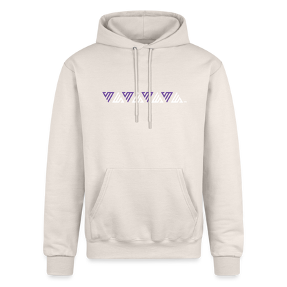 VM Alluring Logo Motif [Purple] Hoodie - Sand