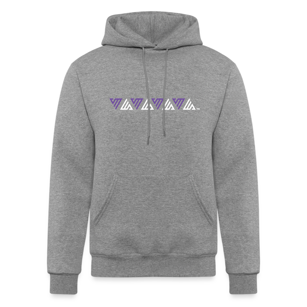 VM Alluring Logo Motif [Purple] Hoodie - heather gray