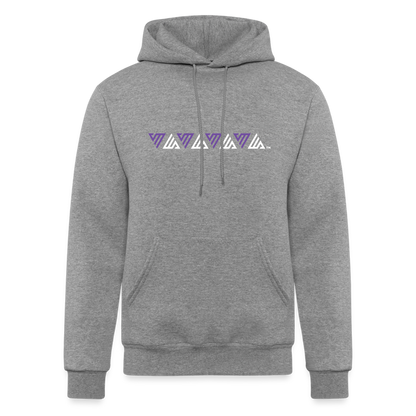 VM Alluring Logo Motif [Purple] Hoodie - heather gray
