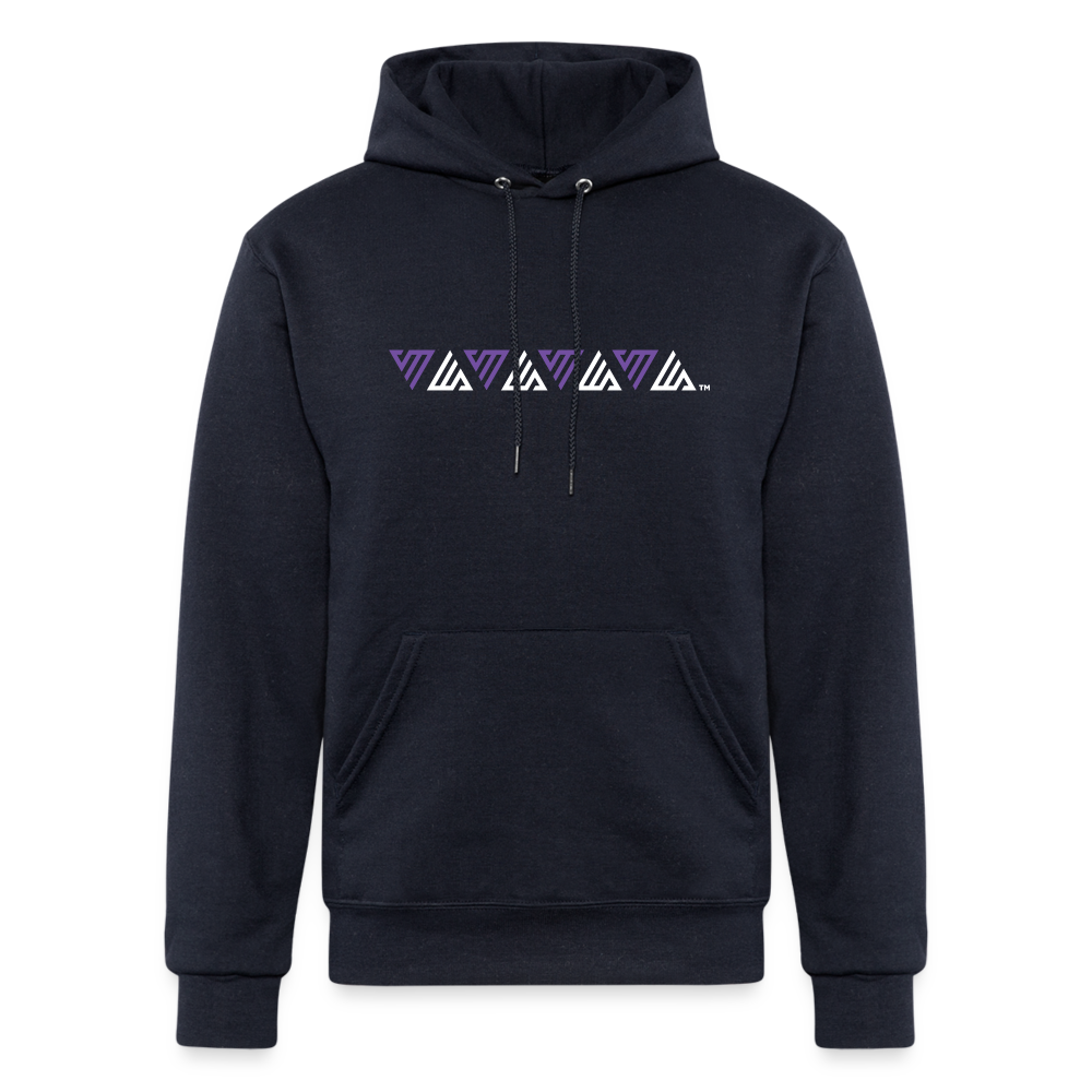 VM Alluring Logo Motif [Purple] Hoodie - navy