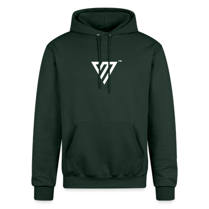 VM Logo [White] Hoodie - Dark Green