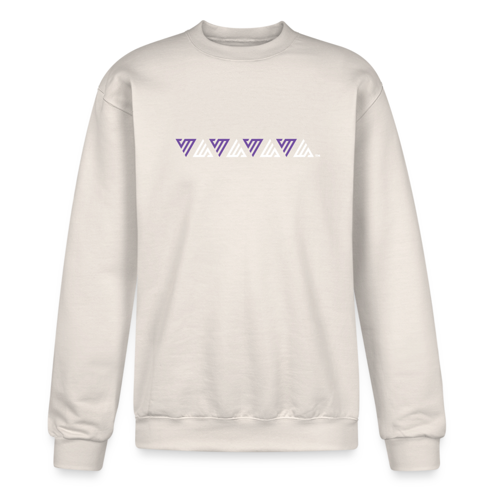 VM Alluring Logo Motif [Purple] Sweatshirt - Sand