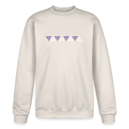 VM Alluring Logo Motif [Purple] Sweatshirt - Sand