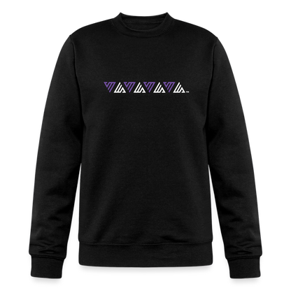 VM Alluring Logo Motif [Purple] Sweatshirt - black