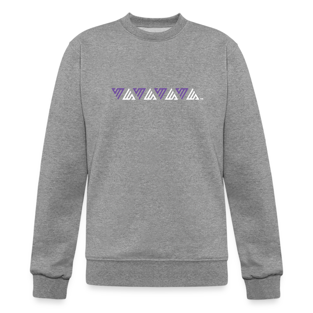 VM Alluring Logo Motif [Purple] Sweatshirt - heather gray