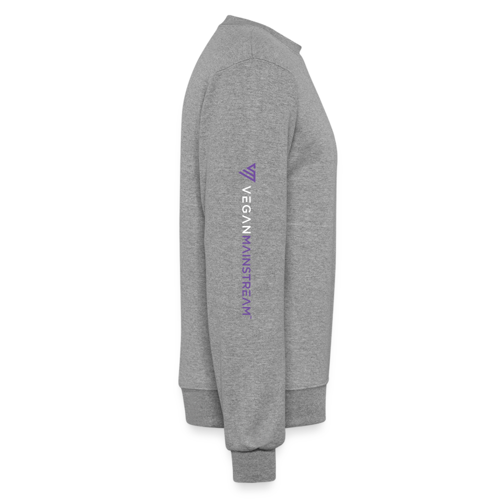 VM Alluring Logo Motif [Purple] Sweatshirt - heather gray