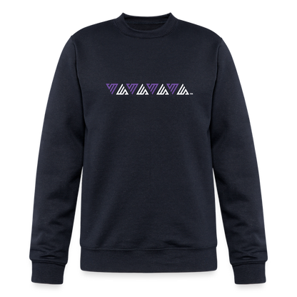 VM Alluring Logo Motif [Purple] Sweatshirt - navy
