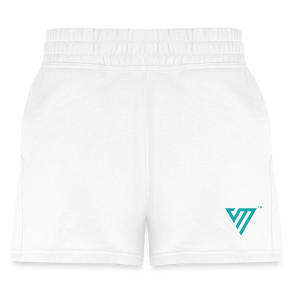 VM Logo [Teal] Jogger Shorts - white