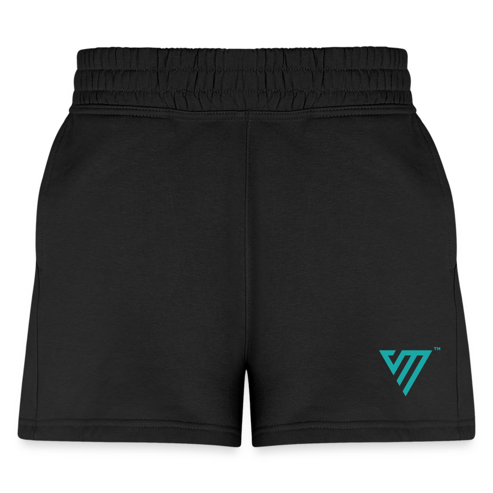 VM Logo [Teal] Jogger Shorts - black