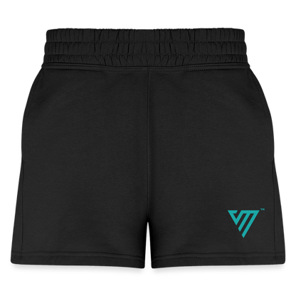 VM Logo [Teal] Jogger Shorts - black