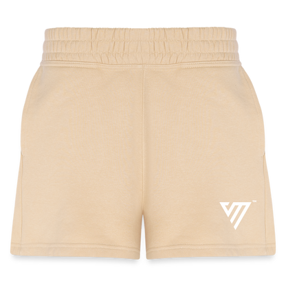 VM Logo [White] Jogger Shorts - nude