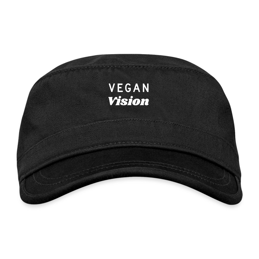 Vegan Vision Organic Cadet Cap - black