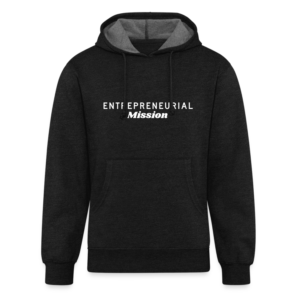 Entrepreneurial Mission Organic Cotton Hoodie - charcoal grey