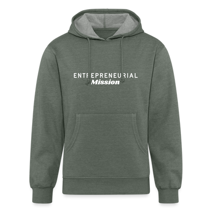 Entrepreneurial Mission Organic Cotton Hoodie - heather military green