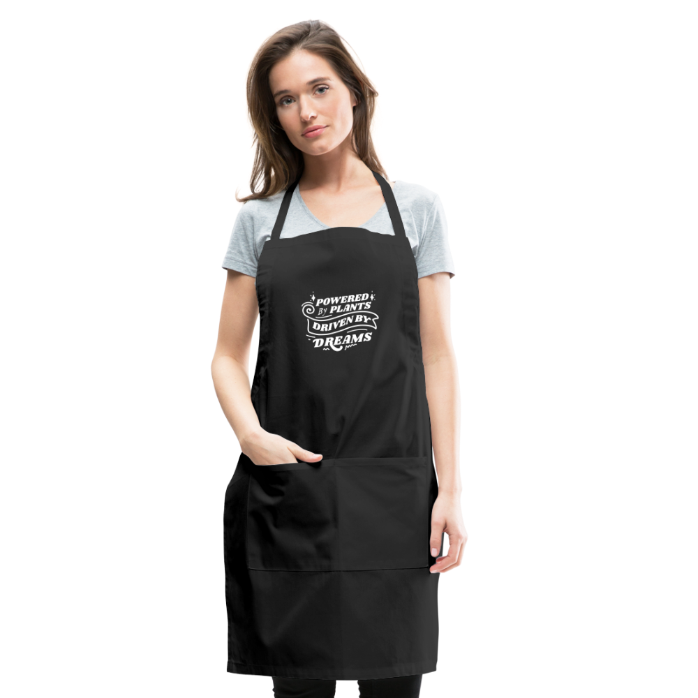 Powered by Plants Apron - black
