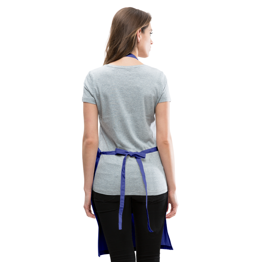 Powered by Plants Apron - royal blue