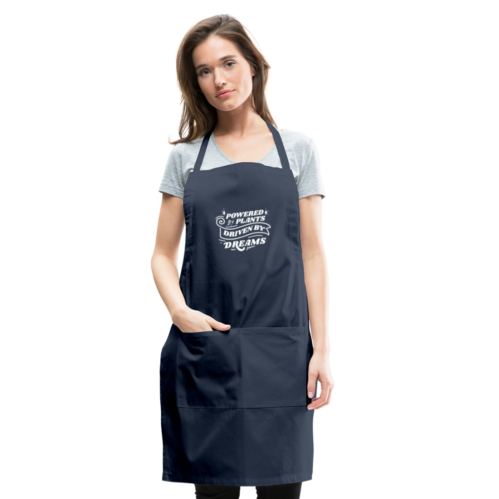 Powered by Plants Apron - navy