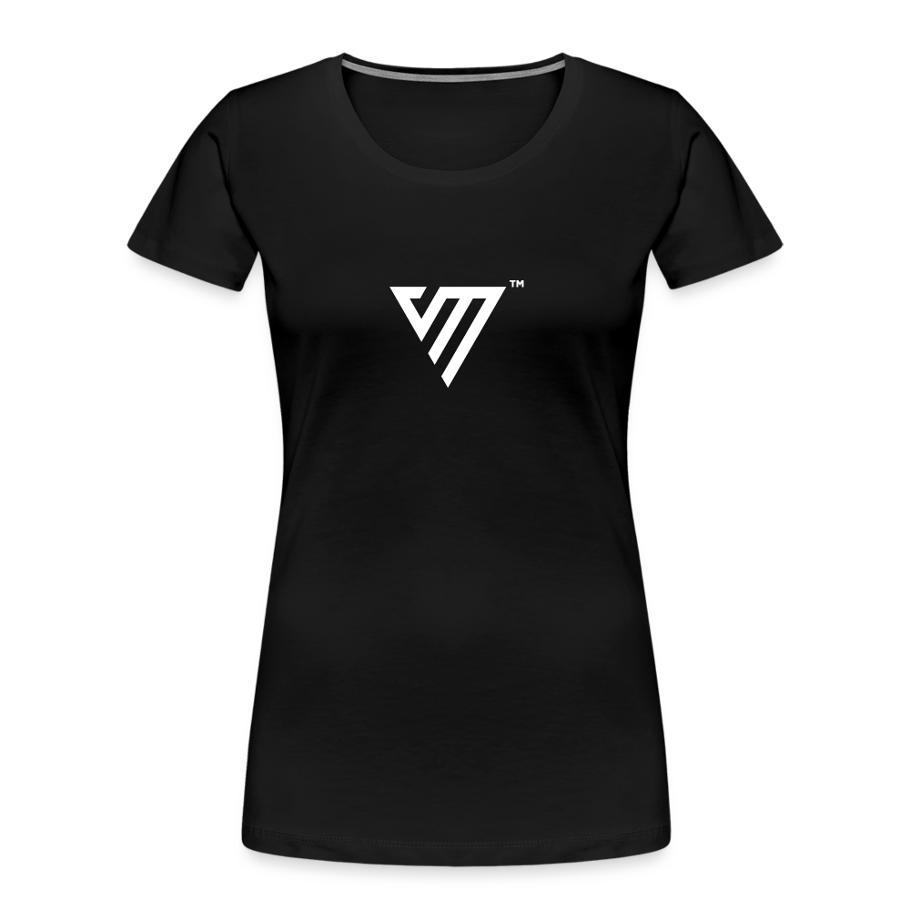 VM Logo [White] Fitted Organic Cotton Shirt - black