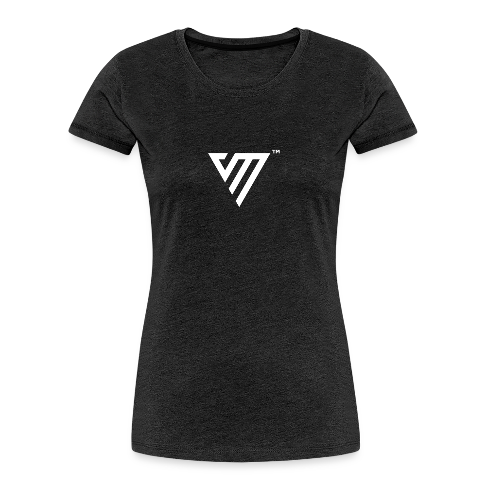 VM Logo [White] Fitted Organic Cotton Shirt - charcoal grey