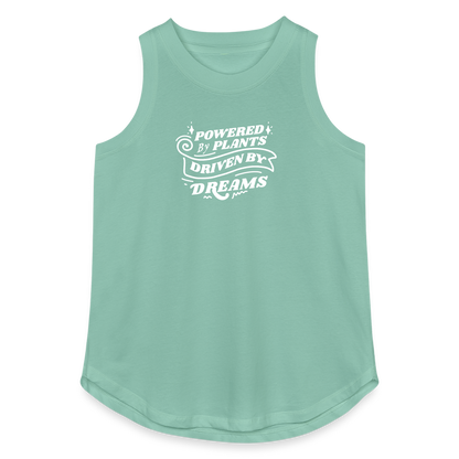 Powered By Plants Relaxed Tank Top - saltwater