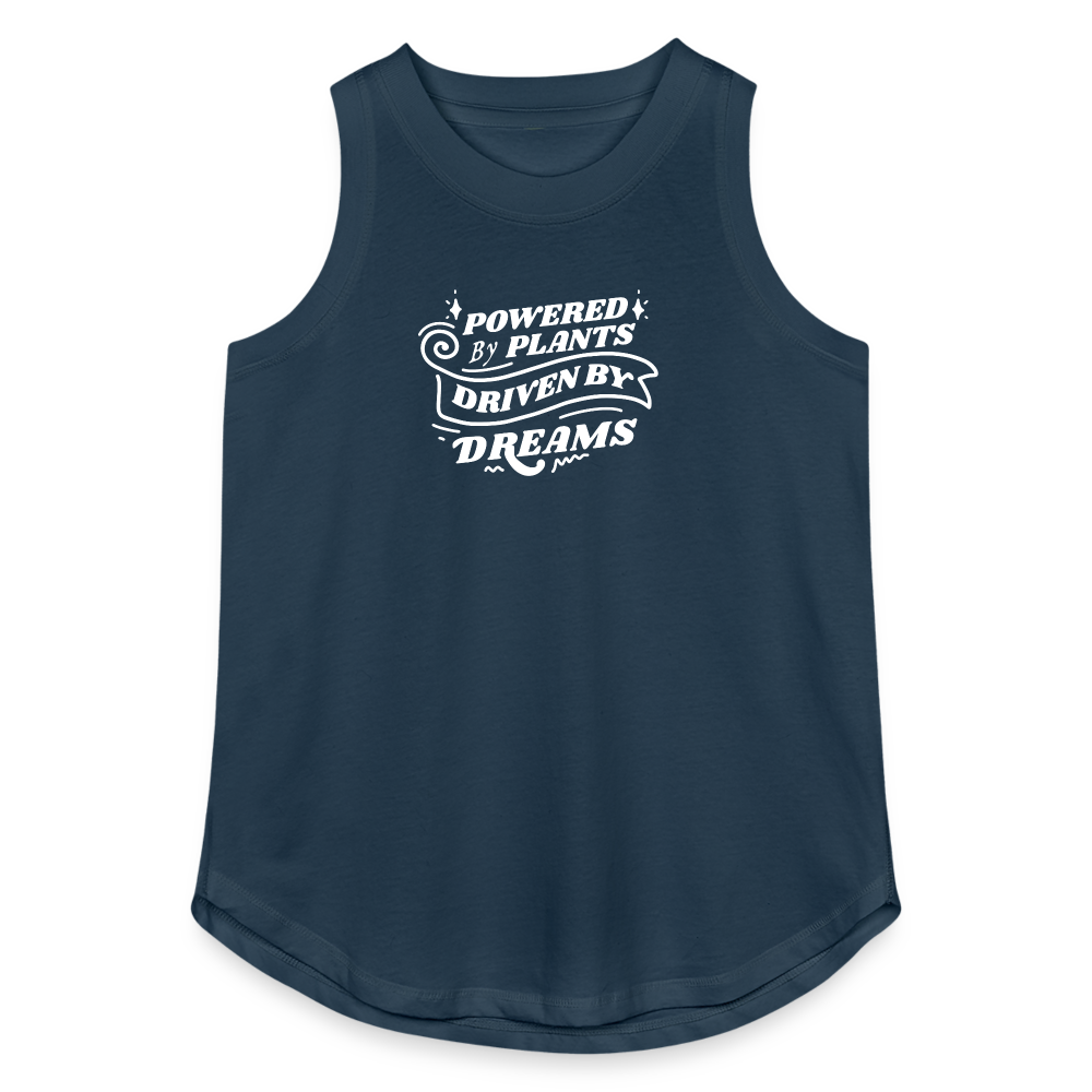 Powered By Plants Relaxed Tank Top - denim