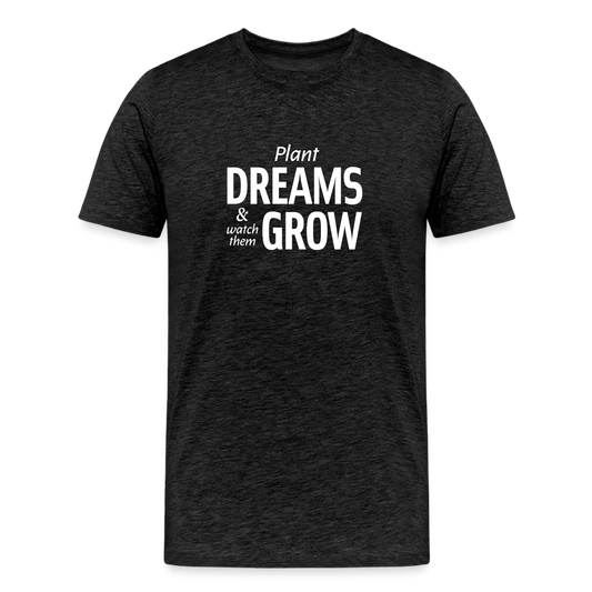 Plant Dreams Straight Cut Organic Cotton Shirt - charcoal grey